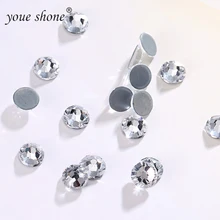 

7+7 Crystal And Stones Adhesive Glases Hotfix Rhinestones For Clothing Dress Sewing Supplies Rhinestones Accessories