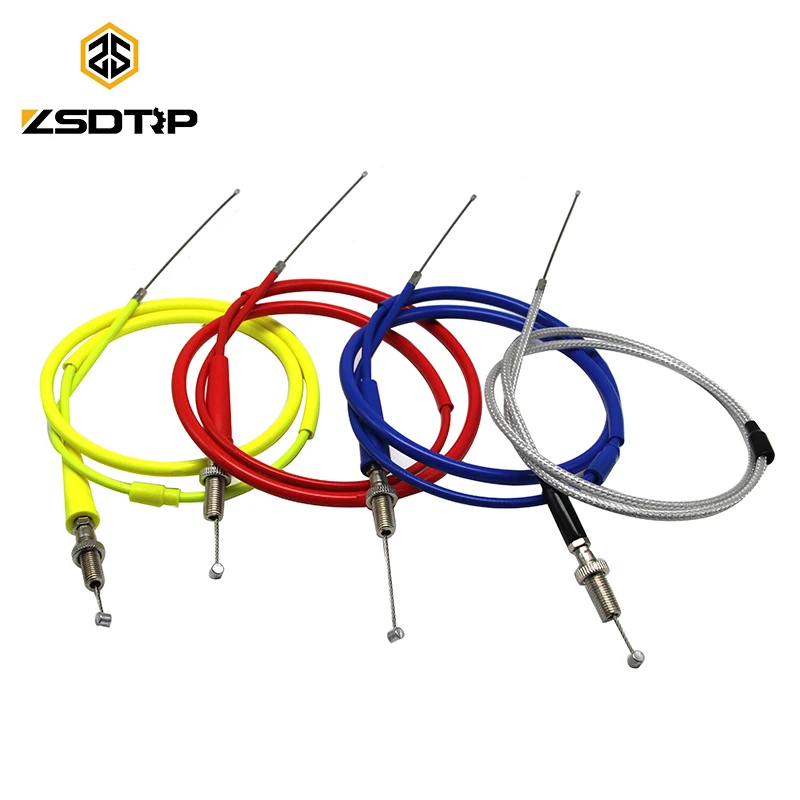 ZSDTRP 110/128 см цветной дроссельной заслонки для мотоцикла двухлинейный питбайк