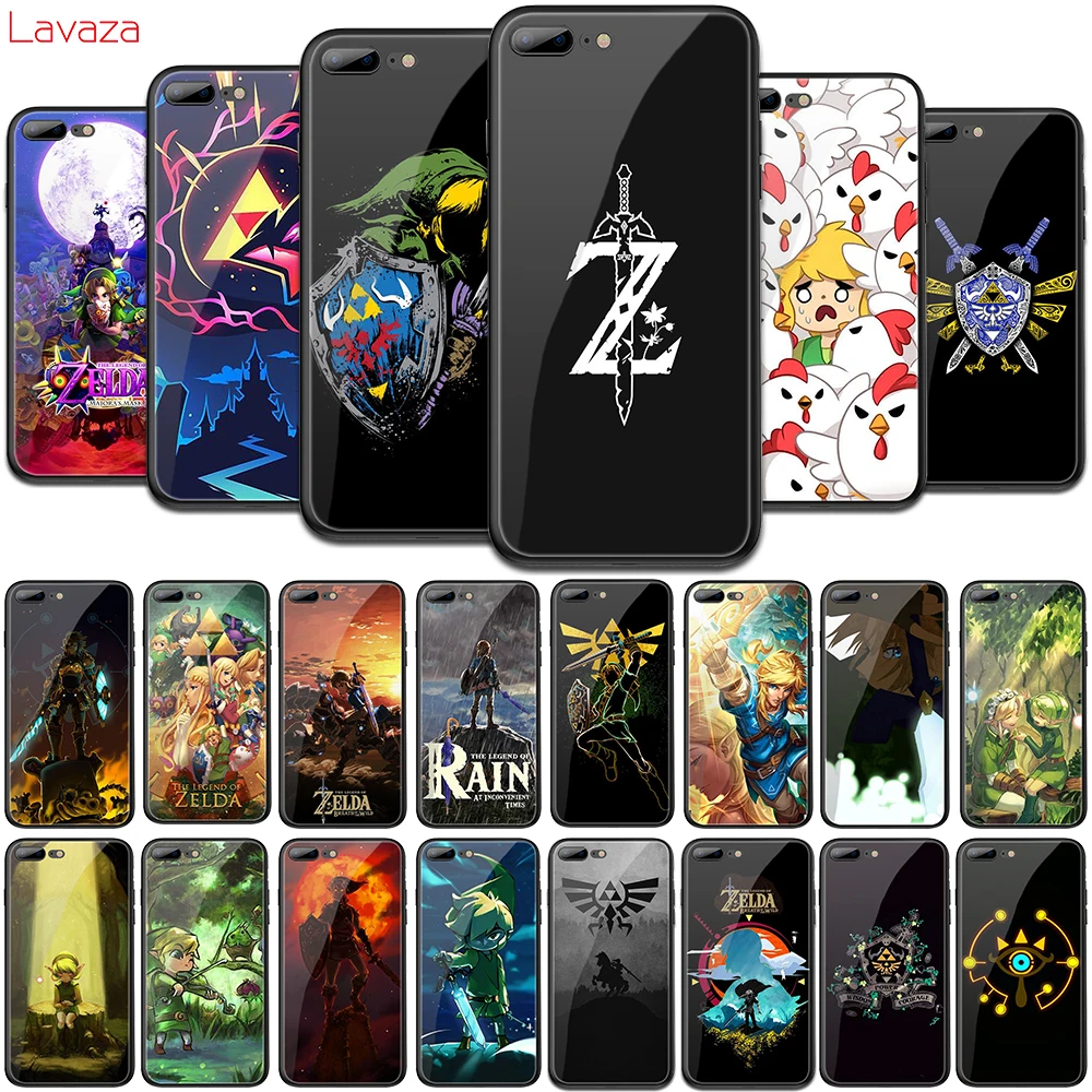 Мягкий чехол из закаленного стекла Lavaza Legend of Zelda для Apple iPhone 6 6S 7 8 Plus 5 5S SE X XS MAX XR |