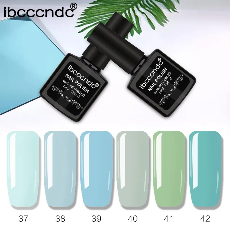 

6 Color 10ml Soak Off UV Gel Nail Polish Varnish Gel Nail Semi Permanant Lacquer Varnishes Manicure Set Nail Art Design IBCCCNDC