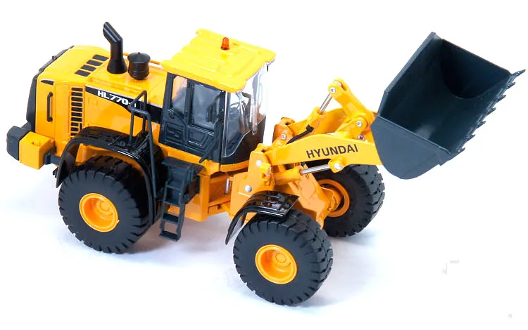 Редкая Игрушечная модель из сплава масштаб 1:40 HYUNDAI HL770 9 колесный погрузчик