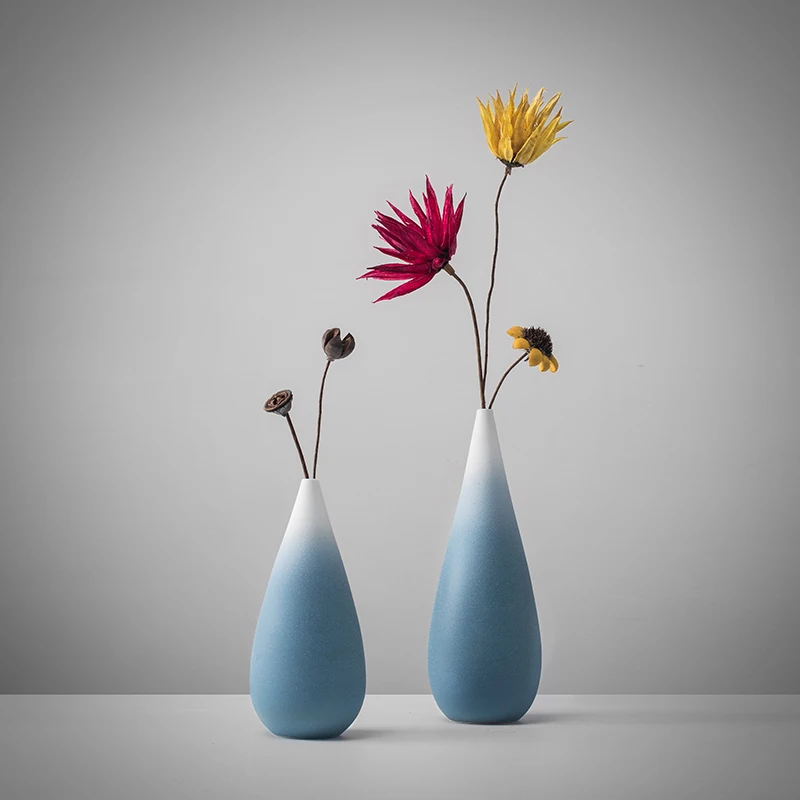 Minimalist ideas Ceramic vase Ornaments Home Decorations Flower arrangement in the living room Table setting