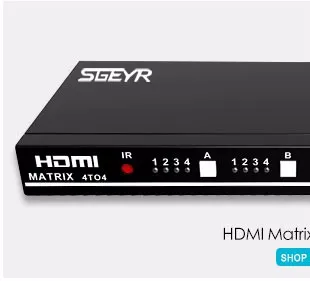 SGEYR 4K@ 60Hz 5x1 HDMI переключатель HDMI селектор переключатель 5 портов HDR ИК пульт 4K HDMI селектор коробка 5 в 1 выход автоматический переключатель HDMI коммутатор