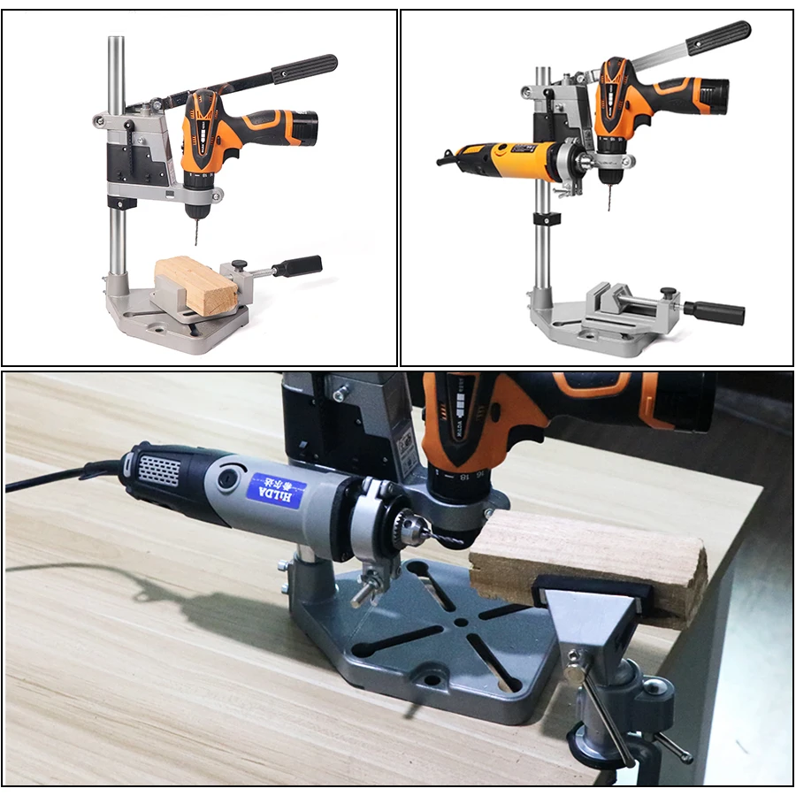 HILDA Dremel Style подставка для сверления аксессуары электроинструментов скамья стойка