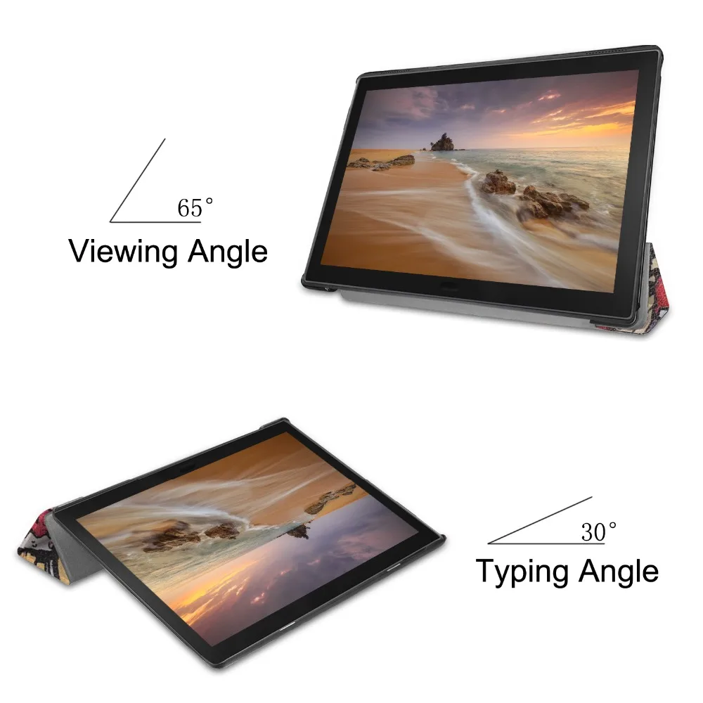 Чехол для планшета Tab E 10 2019 защитный чехол подставка Lenovo E10 X104|Чехлы планшетов и