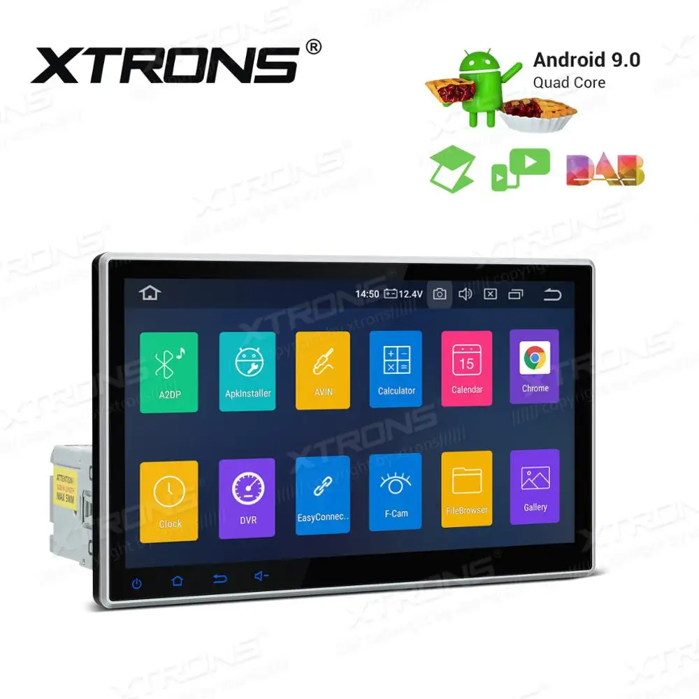 

10.1" Android 9.0 Pie OS 1 Din Car Multimedia Single Din Car Navigation GPS One Din Autoradio with Full RCA Output Support