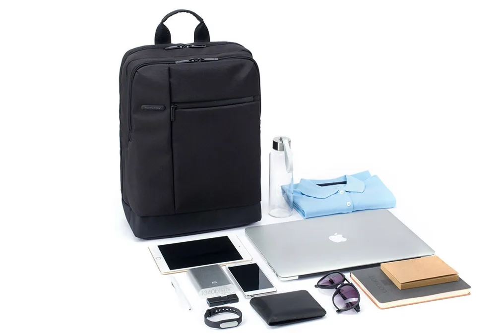 Xiaomi путешествия бизнес рюкзак 2 с 3 карманами больших отделения на молнии рюкзак полиэстер 1260D сумки для ноутбука диагональю 15 дюймов