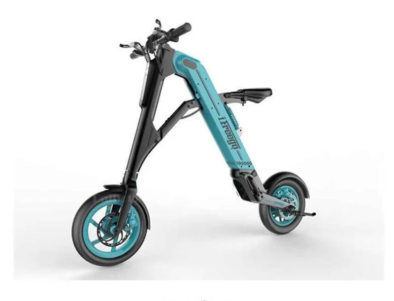  Portable Electric Bike Two Wheel Self Balancing scooters 12 inch 280W 36V/48V Foldable Electric Sco