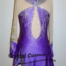 Пользовательские девушки Фигурное катание платья бренд Vogue соревнования по фигурному катанию платье Дети DR3264