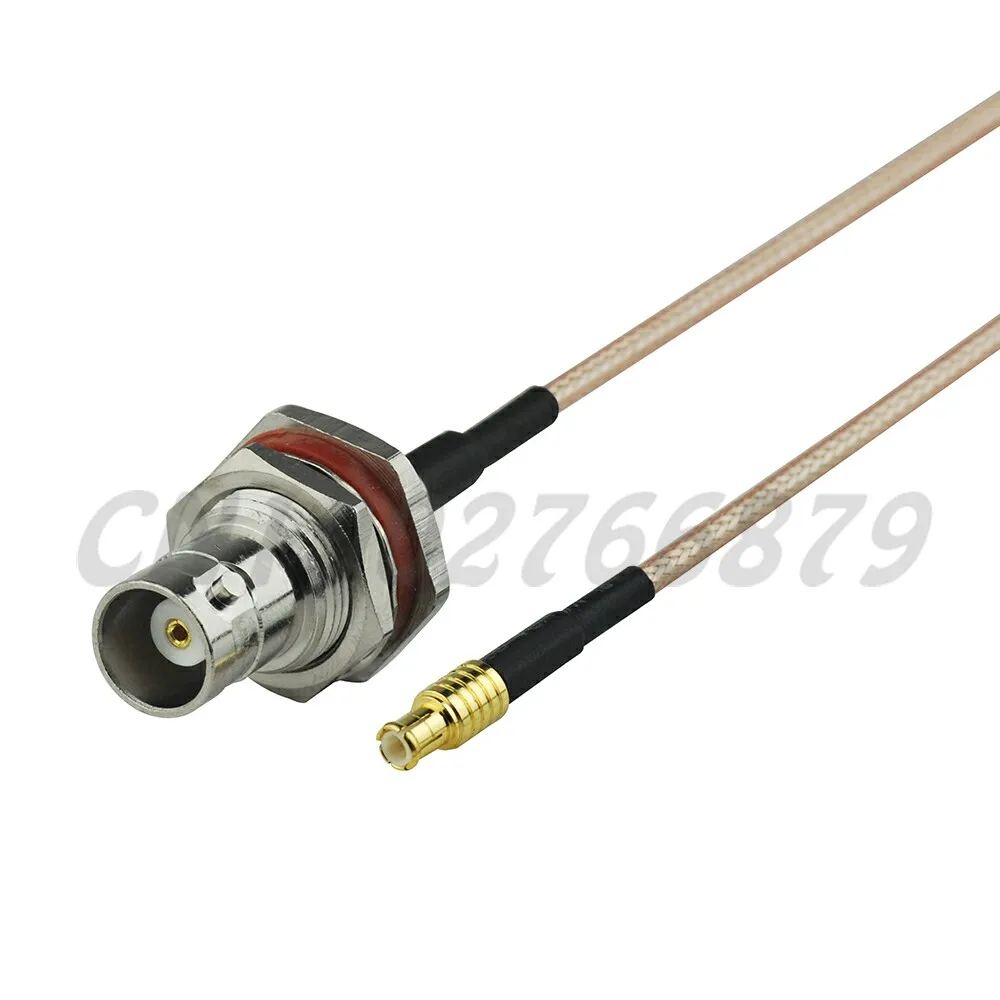 

15cm RF BNC Jack bulkhead with O-ring to MCX Plug male Straight Pigtail Cable RG316