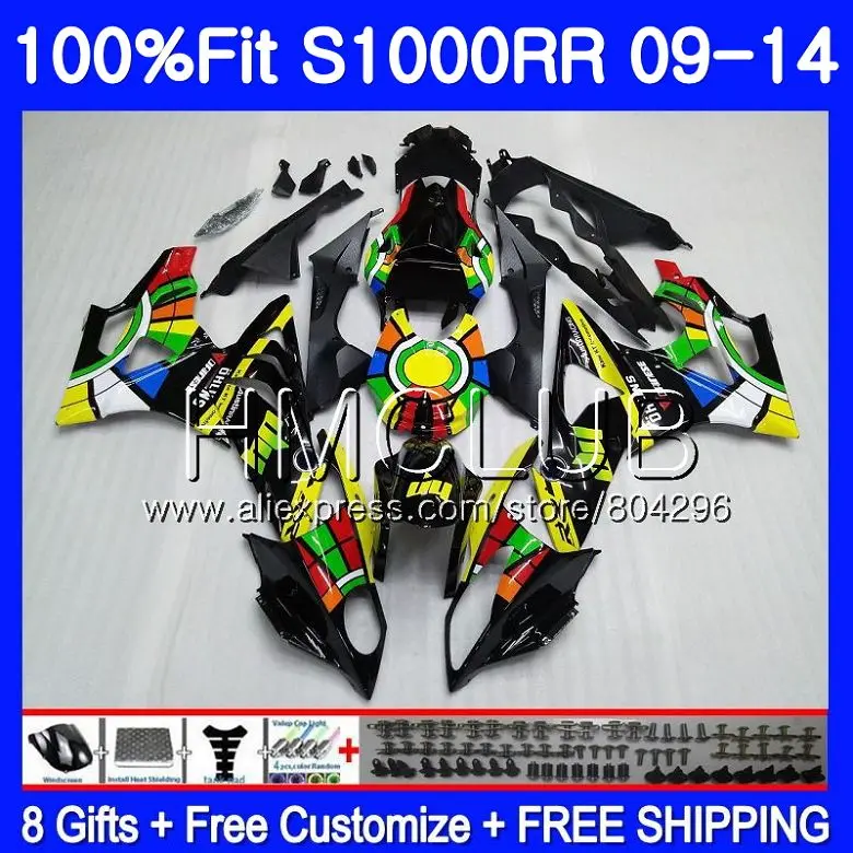 

Injection For BMW S1000 RR S1000RR 09 10 11 12 13 14 Body 117HM.3 S 1000 RR Gloss rainbow 2009 2010 2011 2012 2013 2014 Fairing