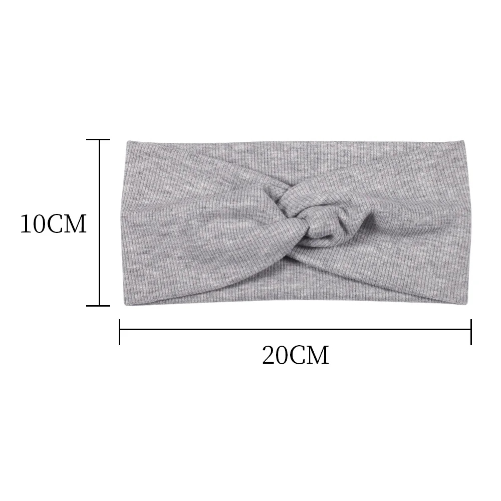 Высокое качество Мягкие вязаные зимние повязки для женщин волосы головы держатель для обертки крест узел Твист повязки для волос аксессуары для волос