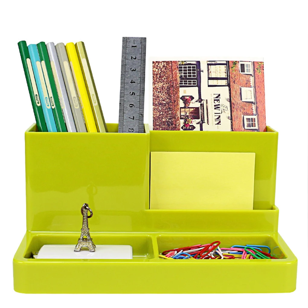 

Multi-Function Pen Holder Pencil Organizer PP Plastic Pen Pot Storage Stand for Desktop Pencil Cases Office Suppiles