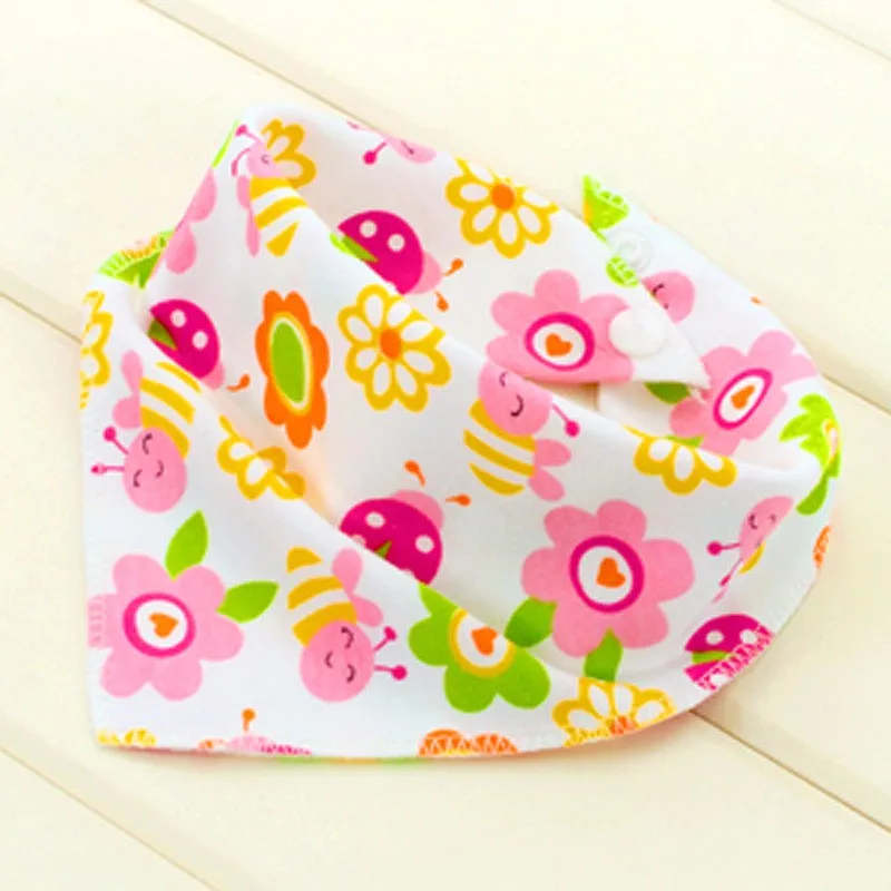 10pieces/lot Baby bibs waterproof triangle Cotton new babador bandana