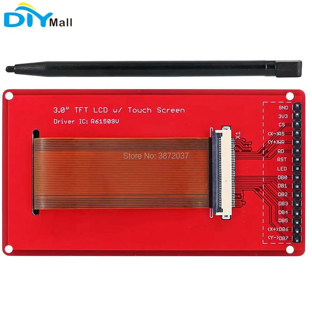 Экран сенсорный TFT 3 0 дюйма 0*400 + сенсорная ручка для Arduino UNO R3 Mega2560 Nano Pro Mini Open