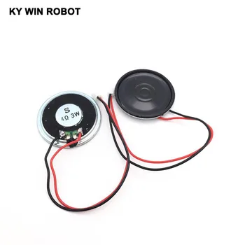 2 pz/lotto Nuovo Altoparlante Ultra-sottile 4 Ohm 3 Watt 3W 4R Diametro 40MM 4CM Spessore 5MM con Terminale PH2.0 Lunghezza Cavo 15CM