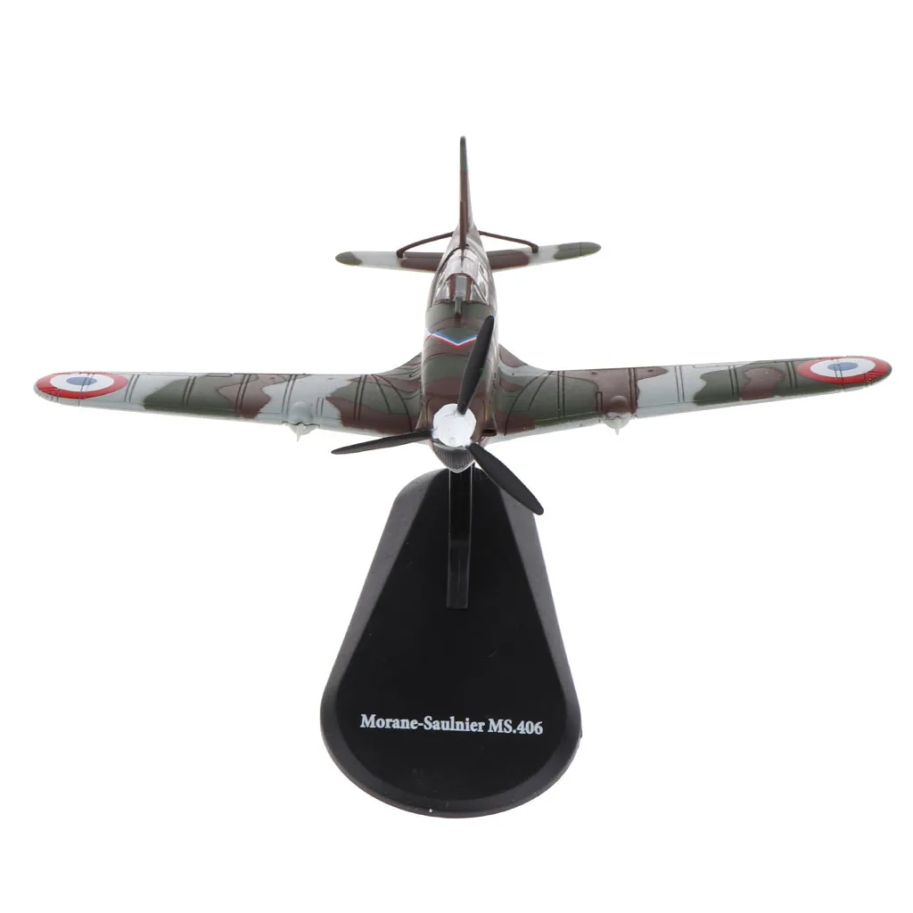 1/72 масштаб Второй мировой войны Франция MS406 боец литая металлическая модель игрушка для коллекции/подарок