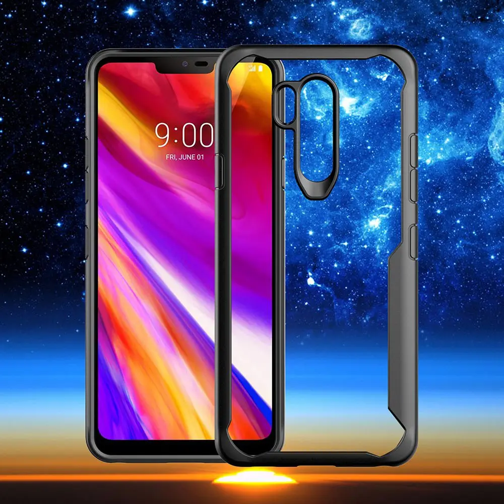 

UTOPER Case For LG G7 Case Cover For LG ThinQ Case Shockproof Transparent Back Cover For LG G710 6.1 Coque Phone Protective Capa