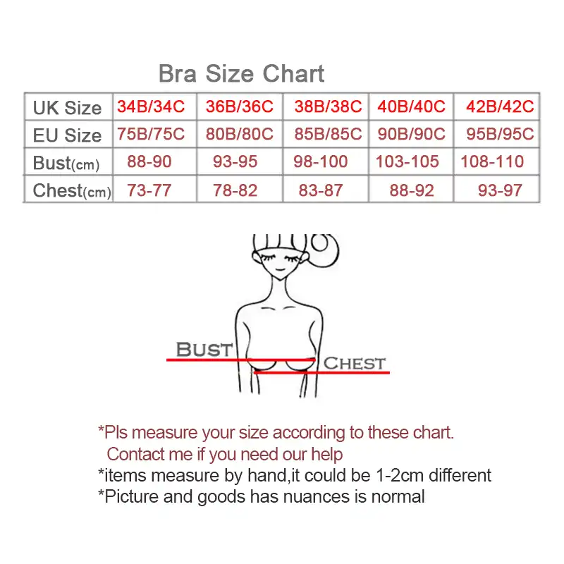 Pregnancy Breast Size Chart