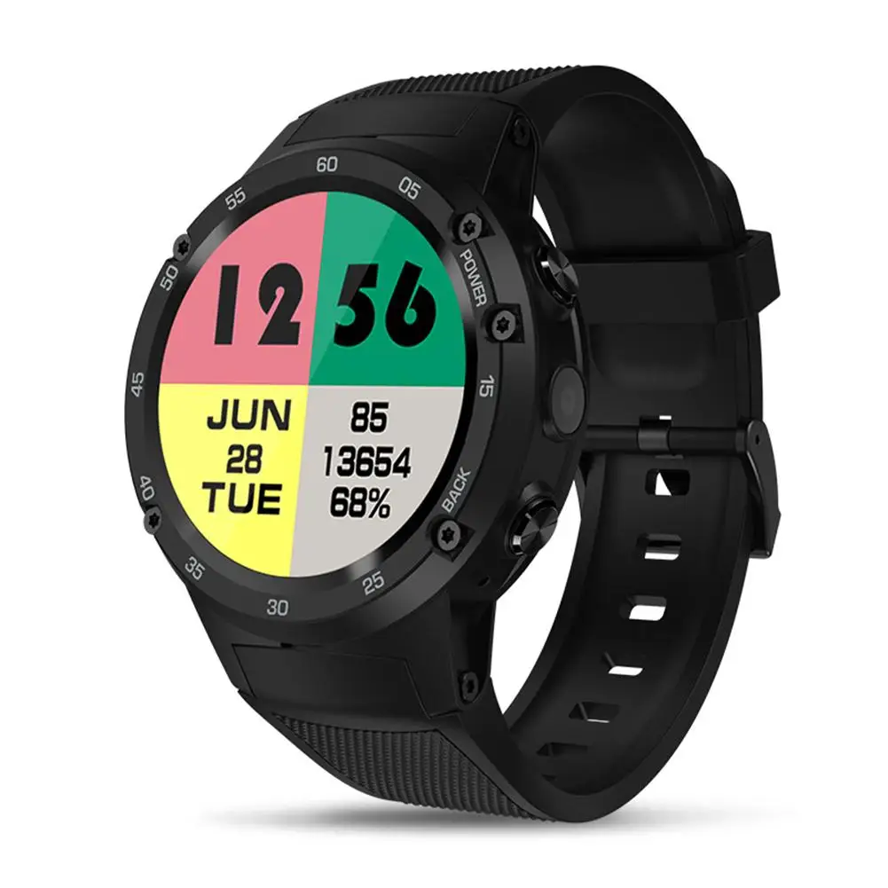 

Zeblaze THOR 4 Flagship 4G LTE GPS SmartWatch Android 7.0 MTK6737 Quad Core 1GB+16GB 5.0MP 580mAh 4G/3G/2G Data Call Watch Men