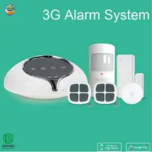 (1 Set) 3G WCDMA Wireless Alarm system Home security intruder sensor anti burglar support APP Door bell function Full band