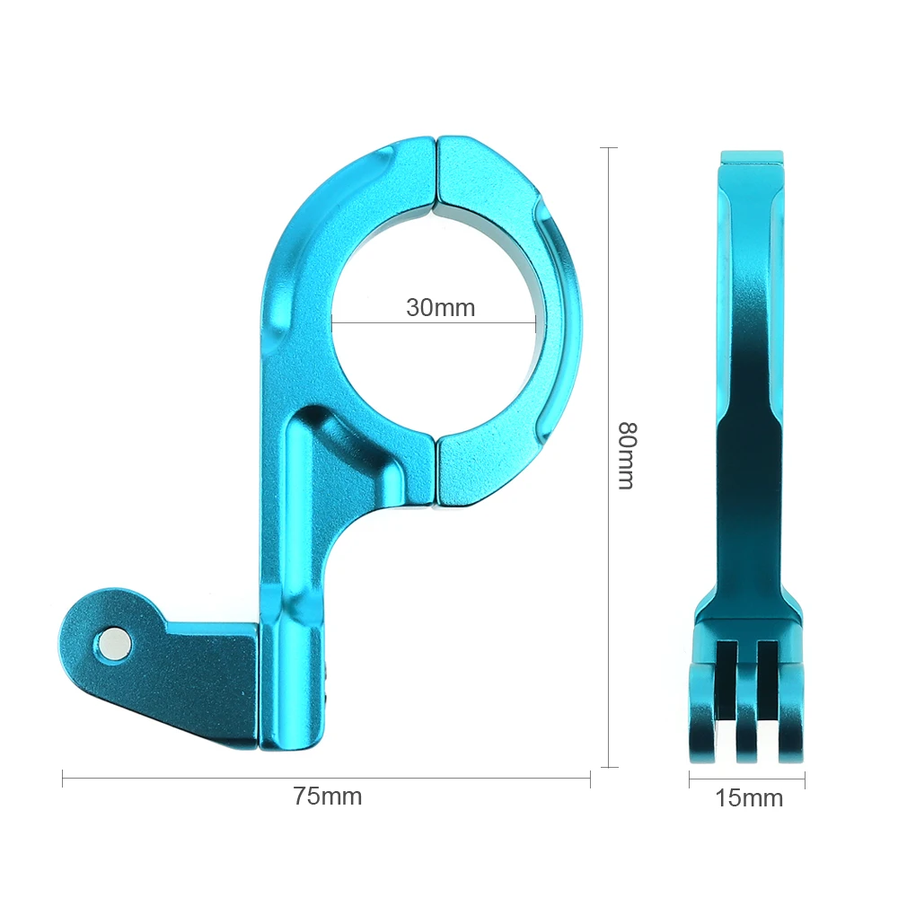Алюминий велосипедная мотоциклетная рукоятка Камера Крепление зажим для экшн-камеры Gopro Hero 2/3/3+/4 держатель адаптера для велосипеда