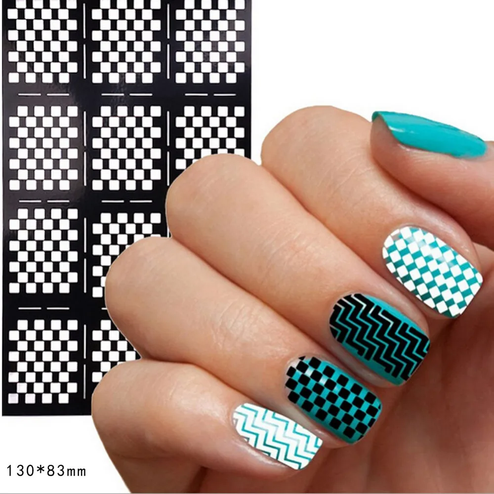 1 sheet stencil hollow cut printing vinyls irregular grid