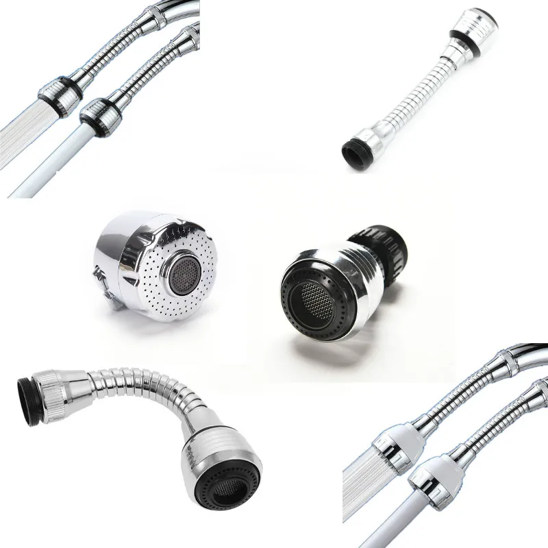 

360 Degree Kitchen Faucet Aerator Water Saving Stainless Steel Rotatable Faucet Nozzle Filter Water Faucet Aerator