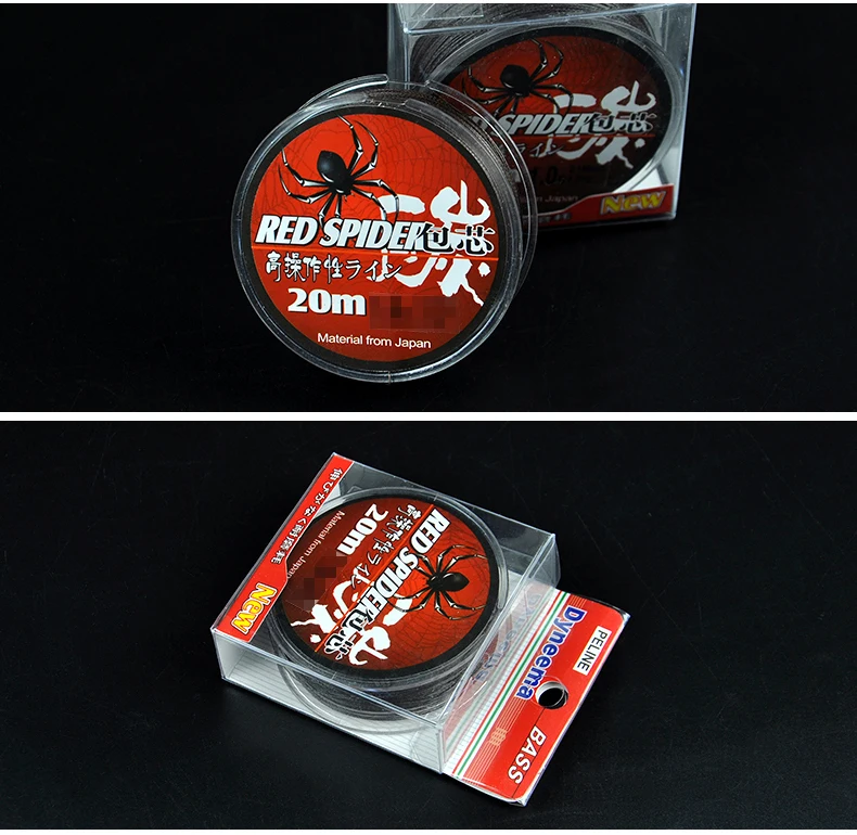 High Strength 20M Stainless Steel Fishing Wire-Red Spider Japan PE Braided Fly Fishing Line Cut Water Quickly Leader Wire  (8)