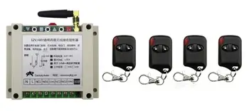 

New DC12V 24V 36V 48V 10A 2CH Wireless RF Remote Control Switch 4*cat eye Transmitter+1*Receiver for Appliances Gate Garage Door