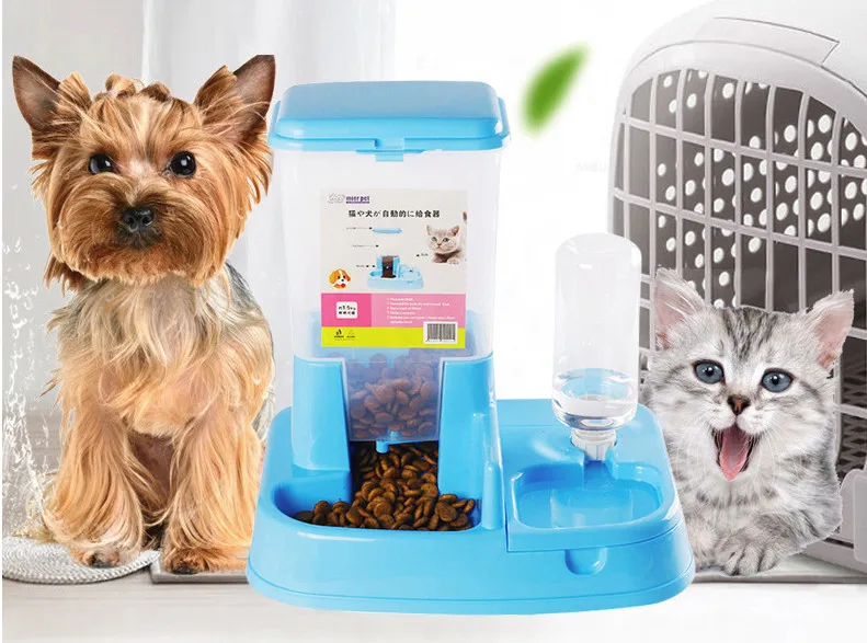 High Capacity Automatic Water Dispenser Feeder Cat Food Bowl Dog Double Bowl Best Selling Pet Supplies