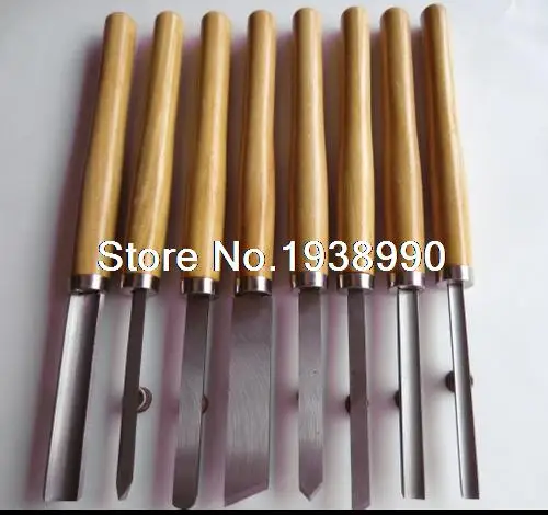 8 Pieces Wood Handles Lathe Chisels Tool Set | Инструменты