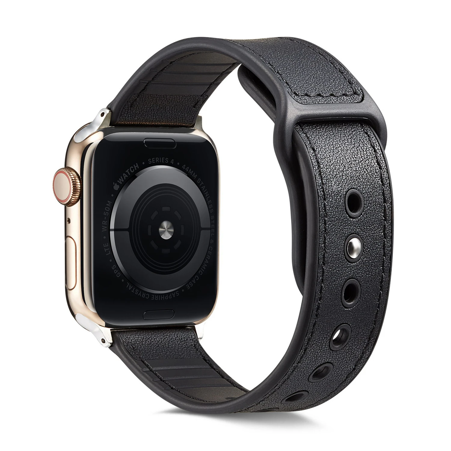 Ремешок силиконовый bonny из натуральной кожи для Apple Watch Band браслет iwatch 4 3 2 1 38 мм 42 40