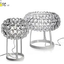 Прозрачные реплики акриловая лампа на стол Шар Настольная лампа для настольная современная лампа простой стиль Кабинет Лофт спальня