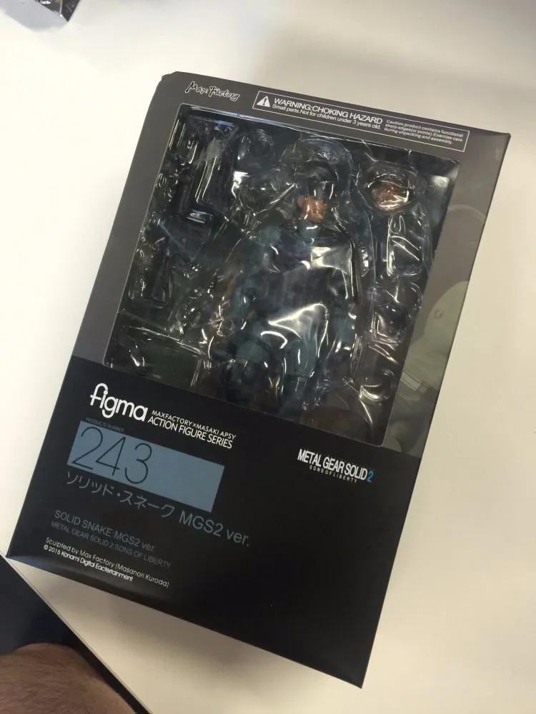 Figma 243 METAL GEAR SOLID 2: SONS OF LIBERTY 15 см змея ПВХ фигурка Коллекционная модель игрушки