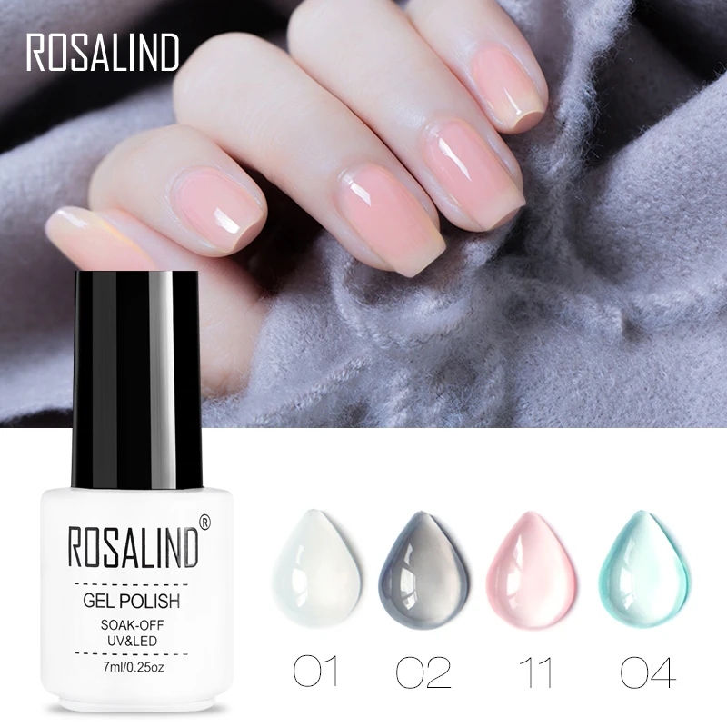 

Jelly Nail Gel Transparent Pink Nude White UV Gel Nail Polish Long Lasting Nail Lacquer Gel Polish Jelly