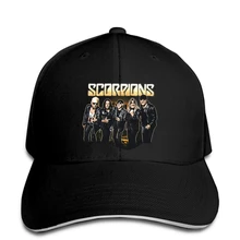 Scorpions City Pic Crazy World Tour Black Men Baseball Cap New Band Merch Snapback Cap Women Hat Peaked