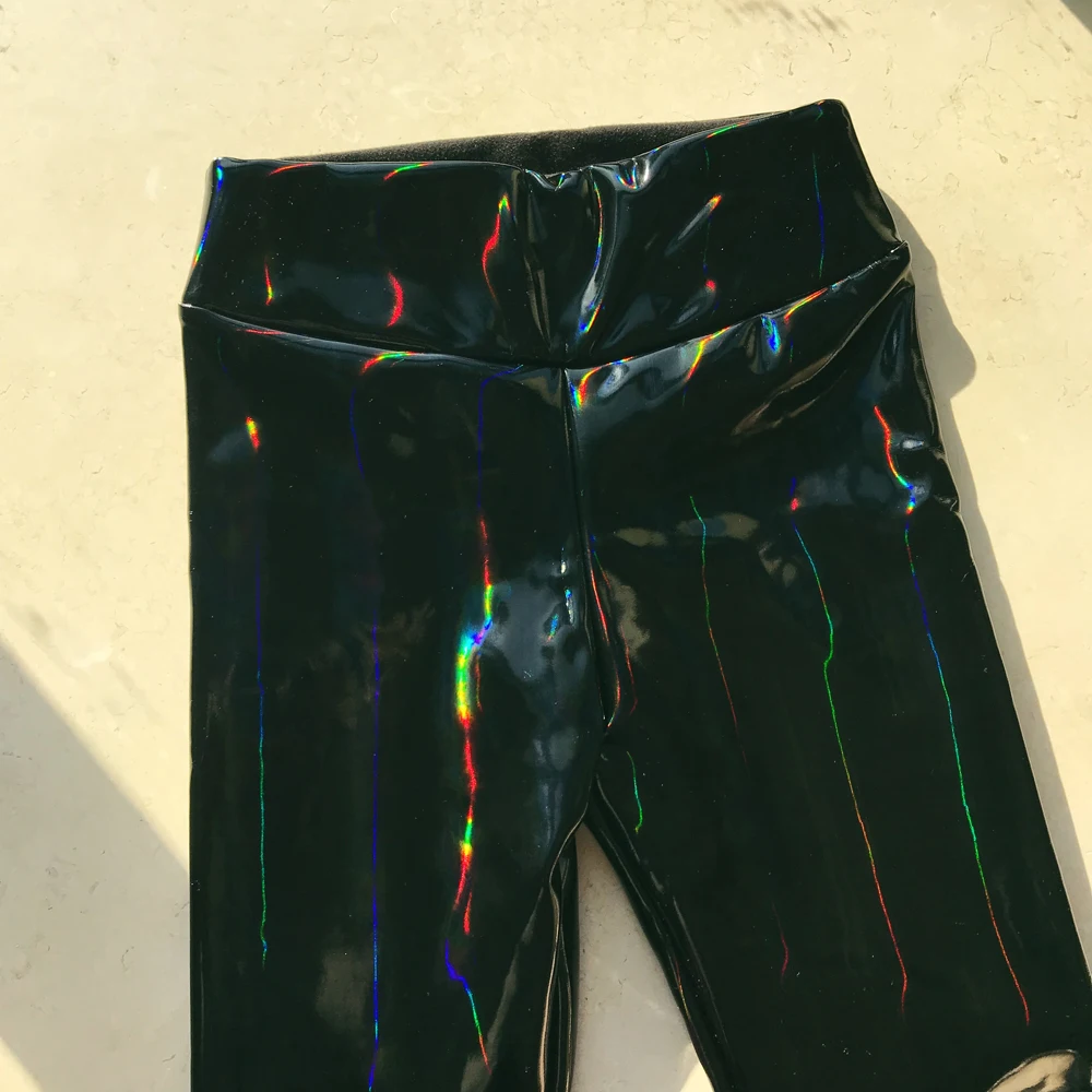 Brillante Negro Mujer black Salvaje Cuerpo Primavera Degradado Without Plus Alta Sexy Nueva Leggings Charol Velvet Black Cadera Color 2018 Terciopelo Más Velvet Moda Cintura Bolsa IUqxa