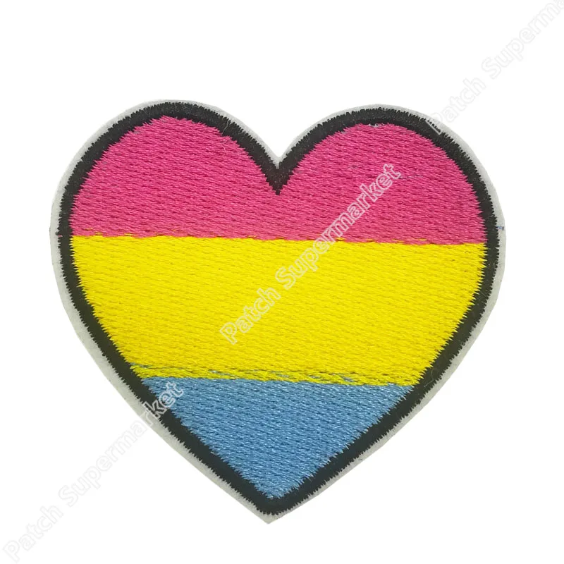 Rainbow brod/ée fer /à repasser//coudre sur patch V/êtements T-shirt Gay Pride badge transfert