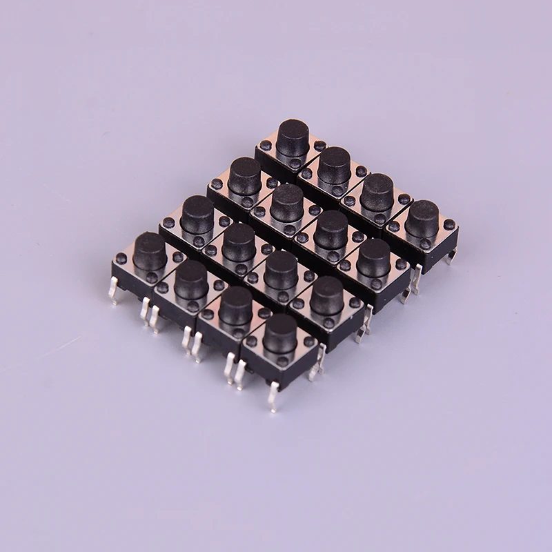 50 шт./лот 4 контакта SMD SMT мгновенный тактильный переключатель микропереключатель