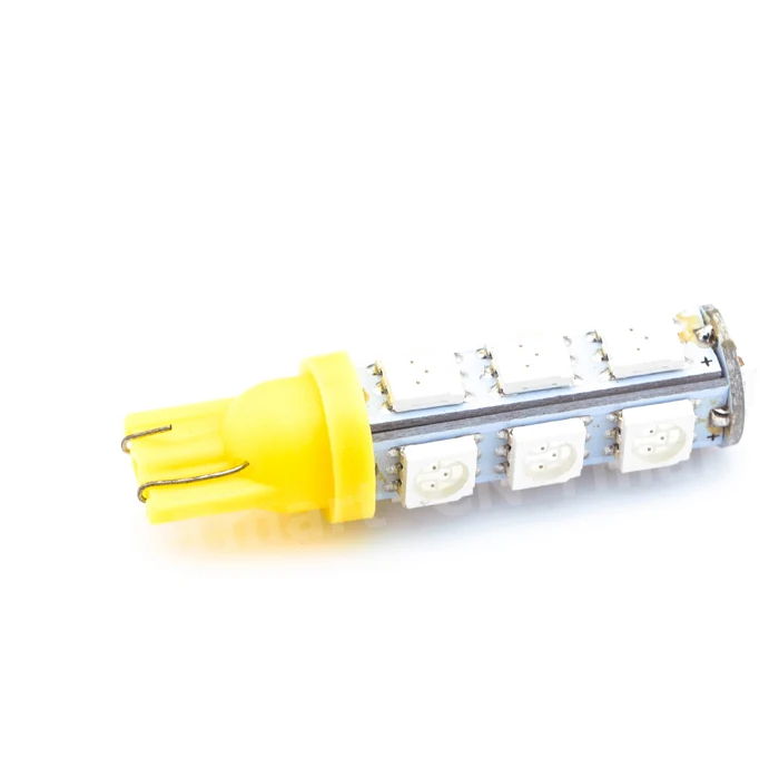 T10 13 SMD 5050 белый автомобильный Светодиодный Боковой сигнальный светильник 13led 194 168 W5W Клин 13SMD лампы интерьерные лампы DC 12V Лучшая цена