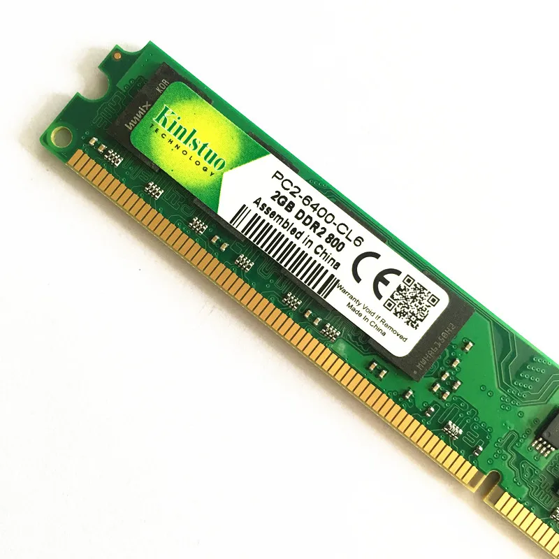 Kinlstuo DDR2 2GB 800MHz Rams PC 6400 intel& AMD 240PIN памяти новые rams для настольных ПК