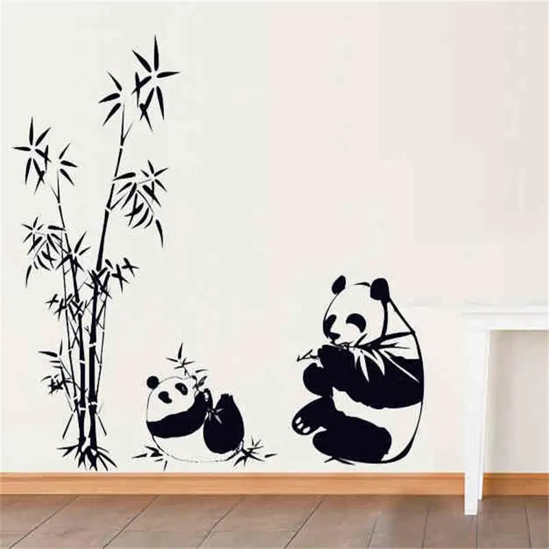 Aliexpress.com : Buy Chinese Bamboo Panda Wall Decal ...
