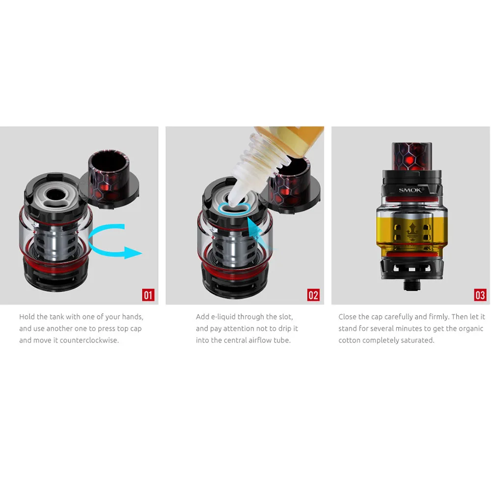 Электронная сигарета SMOK TFV12 Prince Tank вейп бокс испаритель электронная атомайзер VS