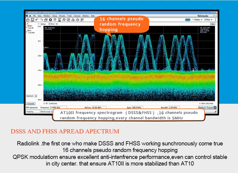 RadioLink AT10 II 2,4 Ghz 12CH дистанционный передатчик с R12DS приемником PRM-01 модуль возврата напряжения батарея RC сделано Квадрокоптер