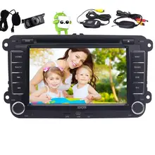 Android 6.0 Autoradio GPS Car DVD Player 2 din Stereo Headunit For Volkswagen Passat Golf Jessta Wifi navigation CanBus+Camera