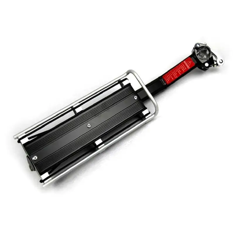 Bicycle Seat Post Portable Cargo Holder Aluminum Alloy Quick Release Shelf Rack