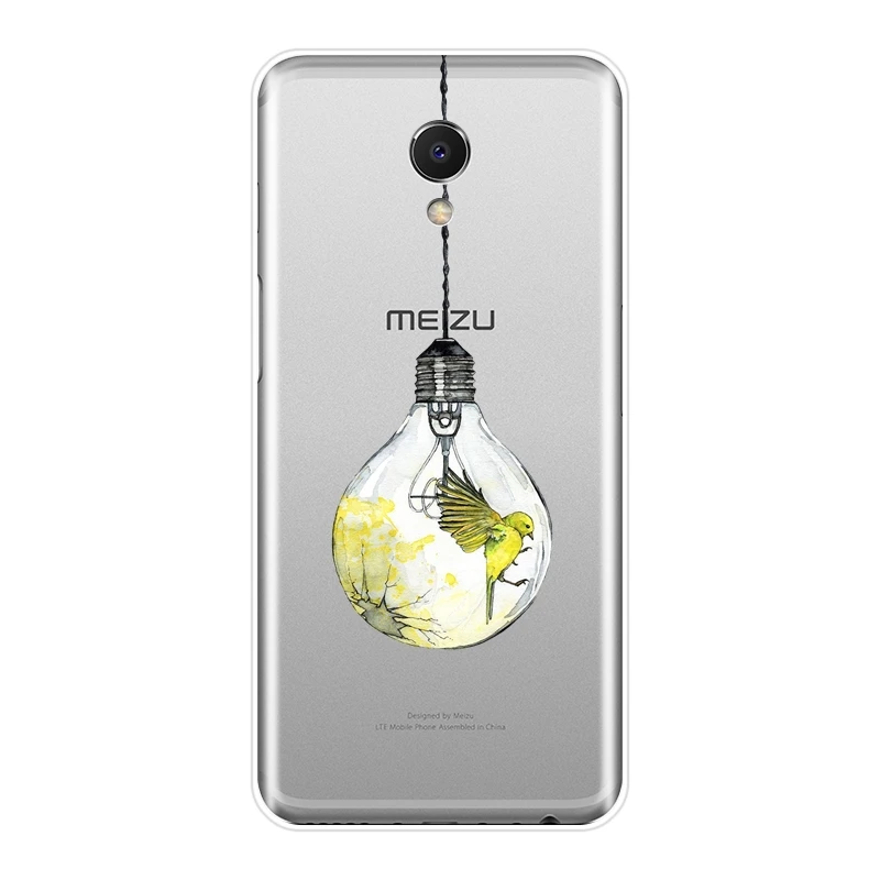 Мягкий силиконовый светильник для Meizu M6 M6S M6T M5 M5C M5S M3 M3S M2|Бамперы| |
