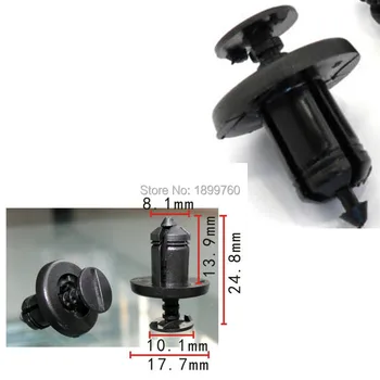 

Set of 500 Bumper Wheel Arch Linings Clips 7703072360 Black for Renault Clio Laguna Megane Espace