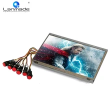 15,6 дюймов открытая рамка широкий монитор Full HD led цифровая вывеска красная светодиодная световая Кнопка sd видео плеер скачать светодиодный рекламный щит